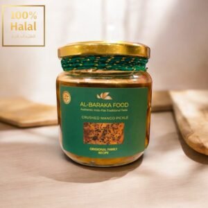 AL-Baraka Food- Rajasthani Organic Raw Mango Pickle. 500gm
