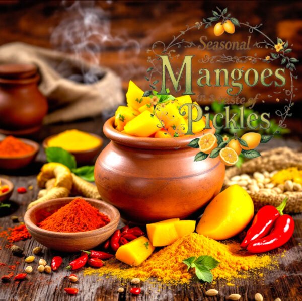 AL-Baraka Food- Rajasthani Organic Raw Mango Pickle. 500gm - Image 2